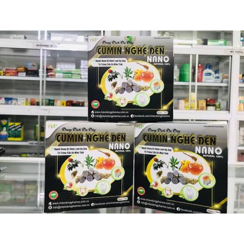 Cumin nghệ đen nano dược miền Đông hộp 20g