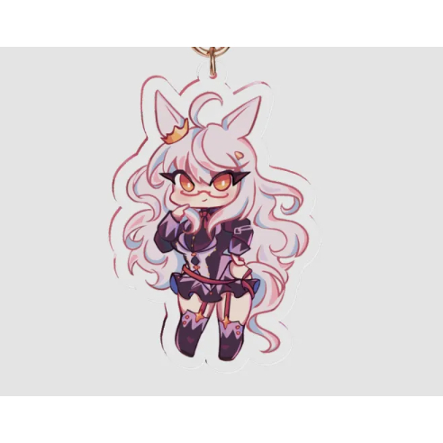 Biwa Hayahide Acrylic Keychain