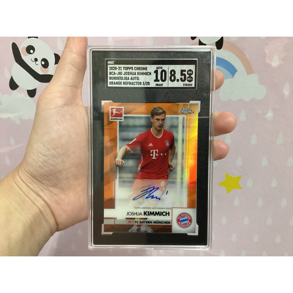 Thẻ Cầu thủ bóng đá Joshua Kimmich 03/25 SGC 10/8,5(Thẻ có chữ kí)