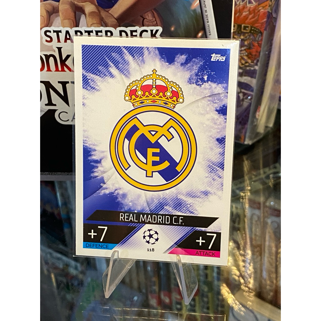 Thẻ Logo Real Madrid Chính Hãng Match Attax 2022-23