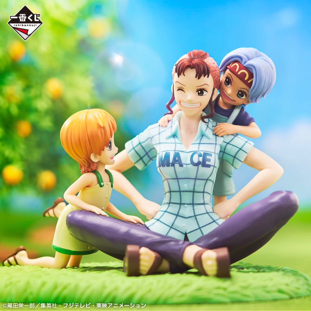 Mô hình Nami, Nojiko và Bellemere Ichiban One Piece Emotional Stories 2 chính hãng trang trí Pc lapt