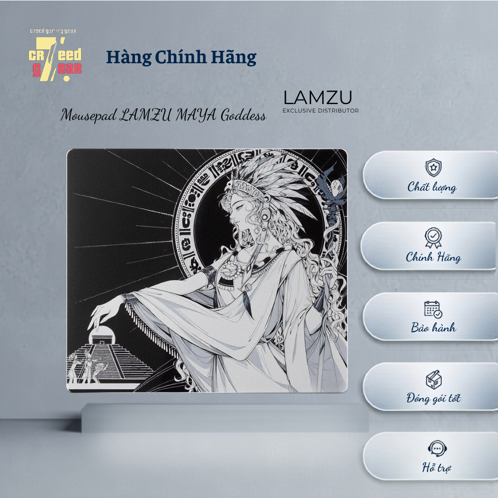 Lót chuột Mousepad LAMZU MAYA Goddess  - For Gaming FPS