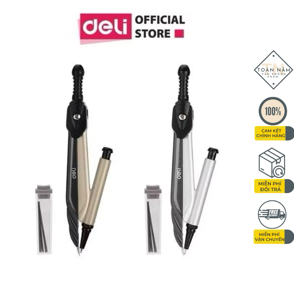 Compa kim loại chì kim DELI EG20302
