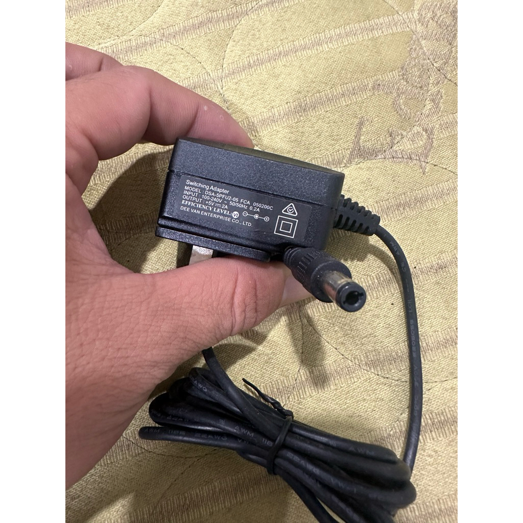 Nguồn switching power chính hãng 5V 2A Chân Cắm 2.5mm Dùng Cho Convert Quang, Máy Chấm Công. Made in