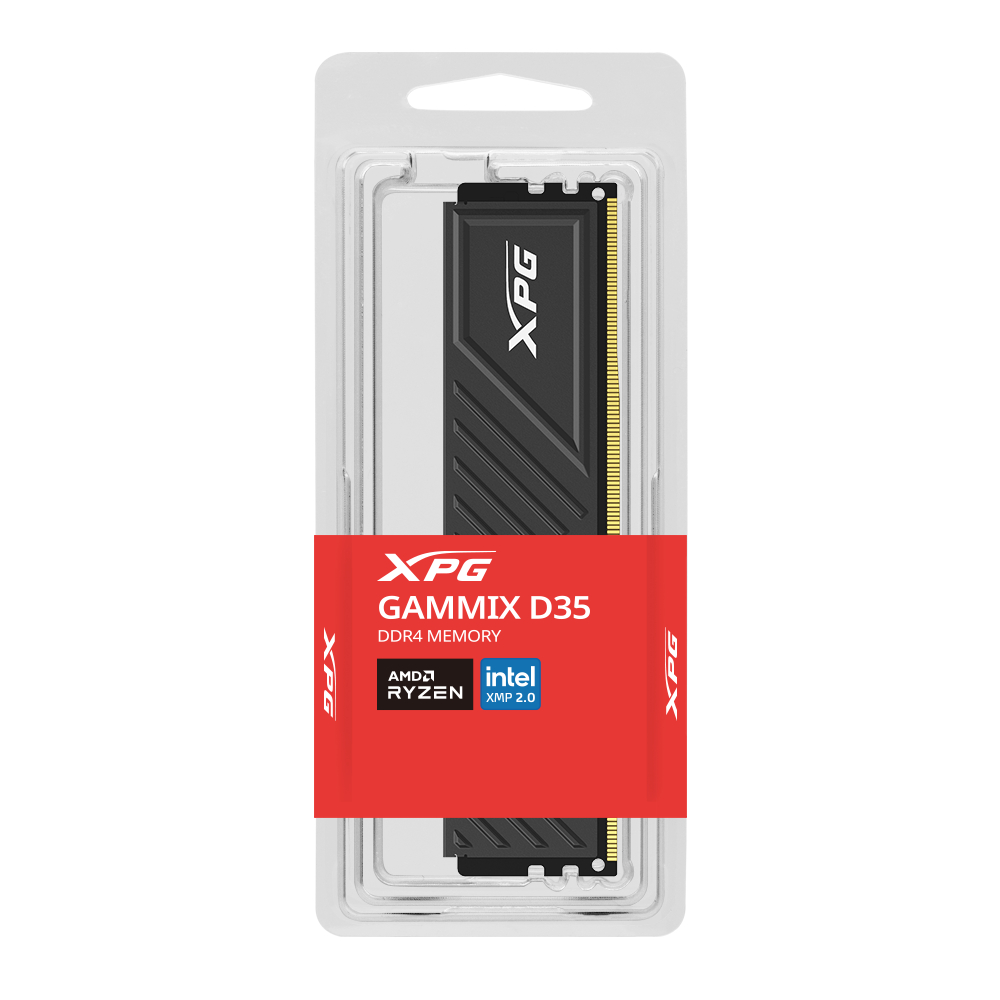 RAM ADATA XPG D35 DDR4 8GB 3200Mhz BLACK COLOR (AX4U32008G16A-SBKD35)