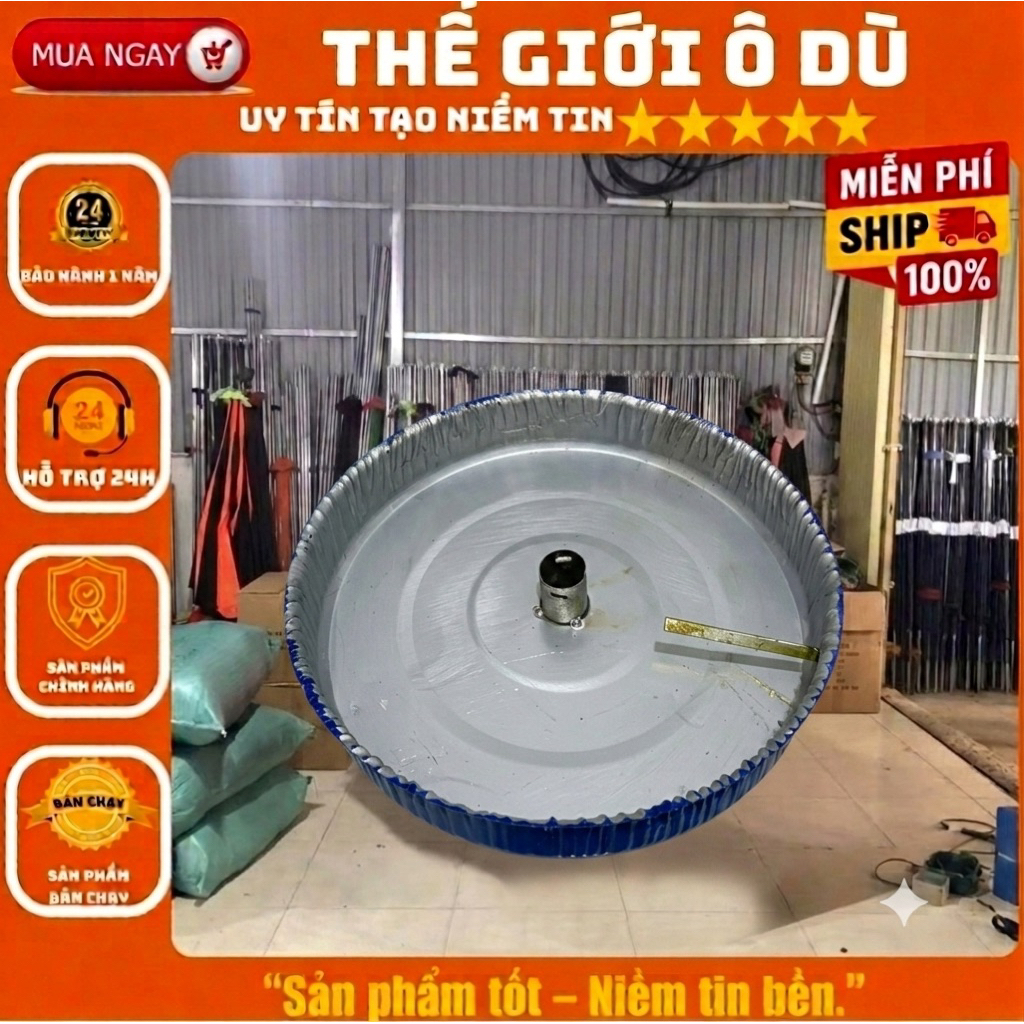Vỏ Chân Đế Ô Dù Chính Tâm 15kg (Chưa Bê Tông Tiết Kiệm Vận Chuyển) - Phụ Kiện Ô Dù