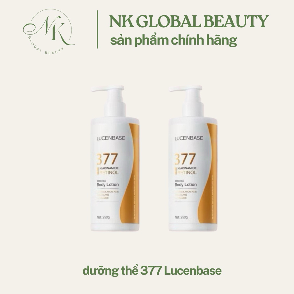 [HÀNG CÔNG TY] Combo 2 Dưỡng Thể 377 Lucenbase