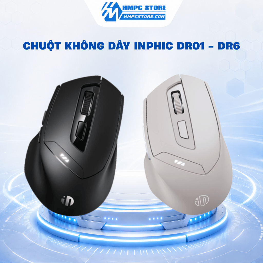 Chuột không dây INPHIC | DR01 - DR6 | Bảo hành 12 tháng
