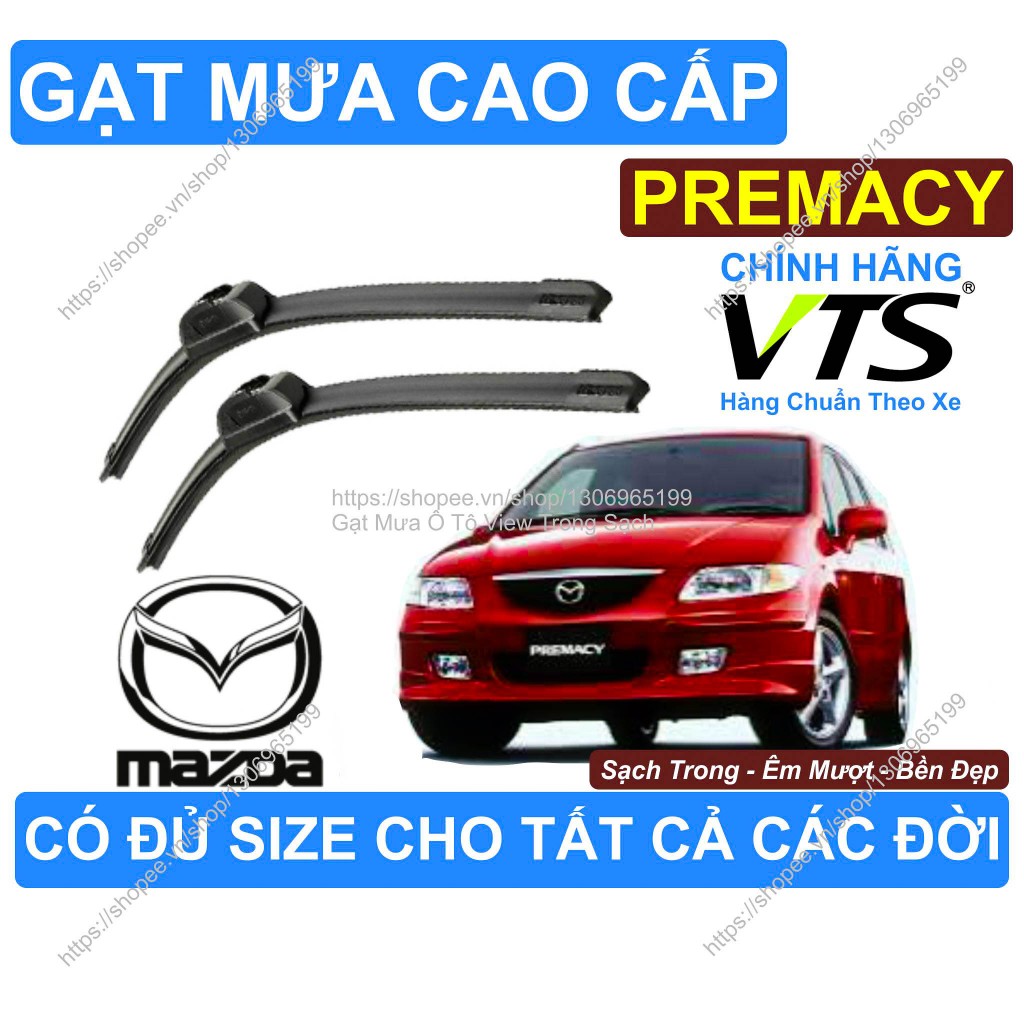 Gạt Mưa Trong Sạch Kính Lái Mazda Premacy, Cặp Gạt Mưa Kính L.ái Mazda Premacy, Có Đủ Size Cho Các Đ