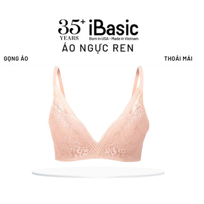Áo ngực ren không gọng iBasic Inviswire gọng ảo mút mỏng cup T-shirt BRAW151