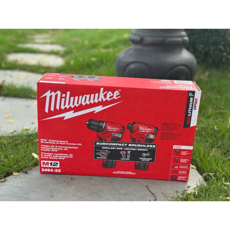 COMBO MILWAUKEE GEN 4 M12 3494-22 NEW ZIN
