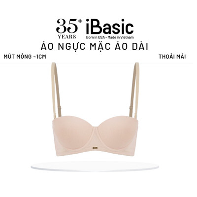 Áo ngực có gọng mút mỏng cup ngang iBasic BRAW162, BRAW163