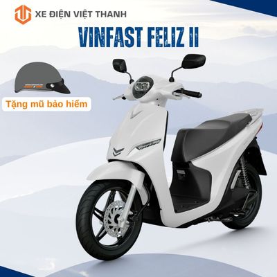 [Chỉ nhận ở HCM] Xe VinFast Feliz II thuê hai pin 12 tháng - áp ưu đãi 3,6 TR - thêm tri ân khách cũ tới 2 TR