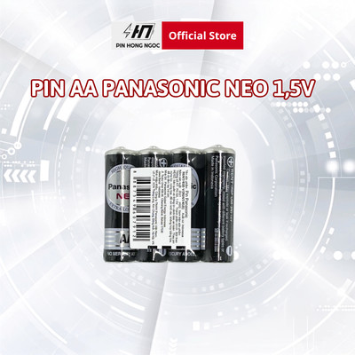 Vỉ 4 Viên Pin AA Panasonic NEO 1,5V Siêu Bền , Không chứa chì - Hàng chính hãng