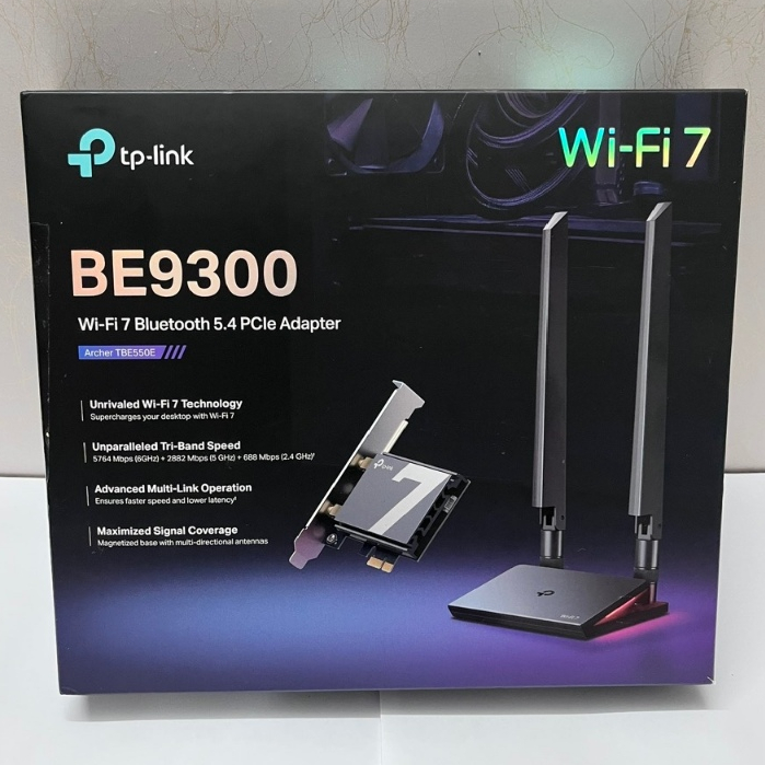 Đã sử dụng - Card mạng Tp-link Archer TBE550E | TBE552E | Bluetooth 5.4 | WiFi 7 | BE9300 |