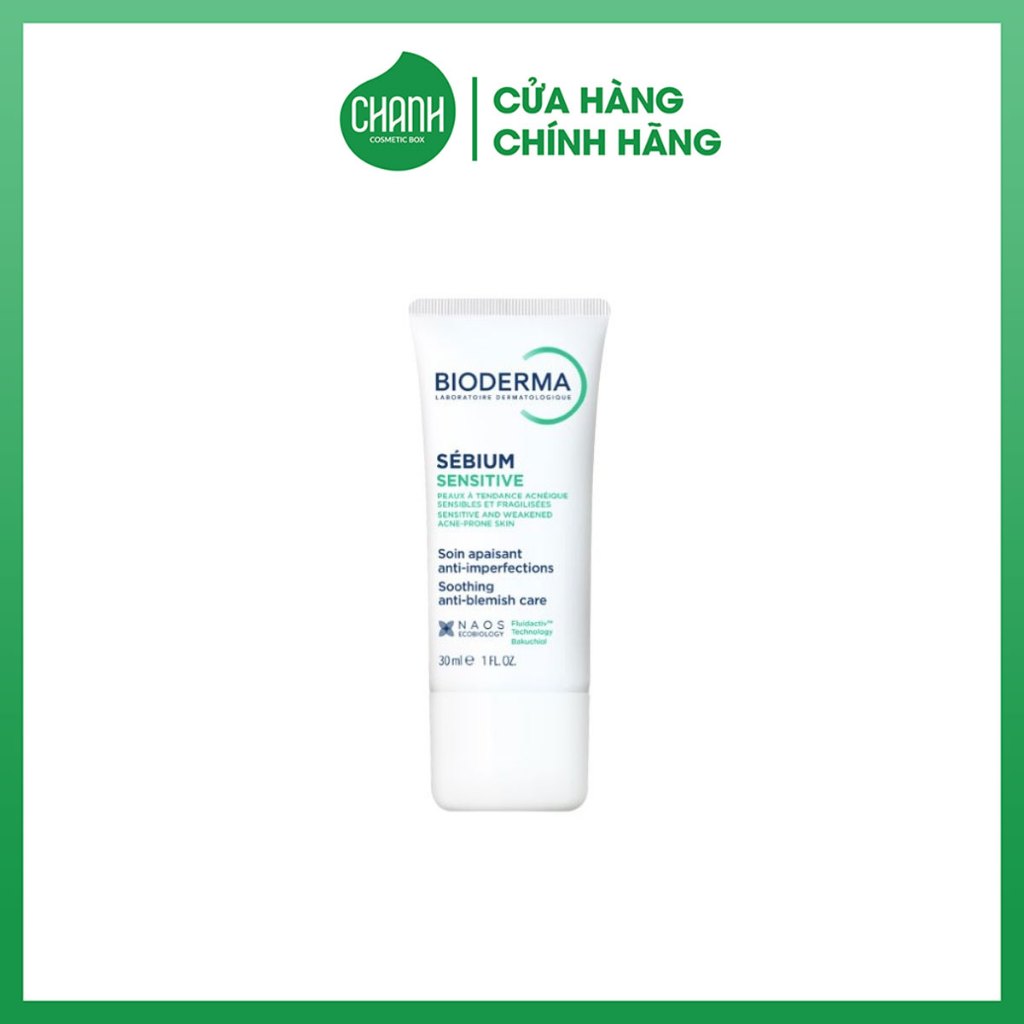 Kem Dưỡng Bioderma Sébium Sensitive Cho Da Mụn Nhạy Cảm 30ml