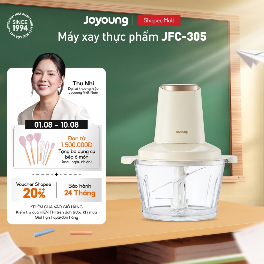 Máy xay thực phẩm đa năng Joyoung JFC-305 | Công suất 300W | Dung tích 1.8L