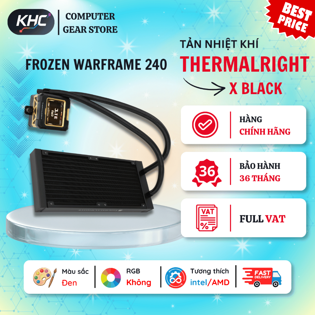Tản nhiệt nước Thermalright Frozen Warframe 240 X (Full VAT)
