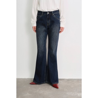 LIBÉ WORKSHOP - Quần jeans dài ống loe 7655