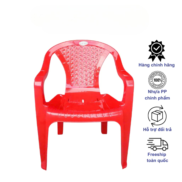 [FURNI HOME] Ghế Bành Lưới Nhựa Song Minh Cao Cấp - Kích thước 48x34x68cm