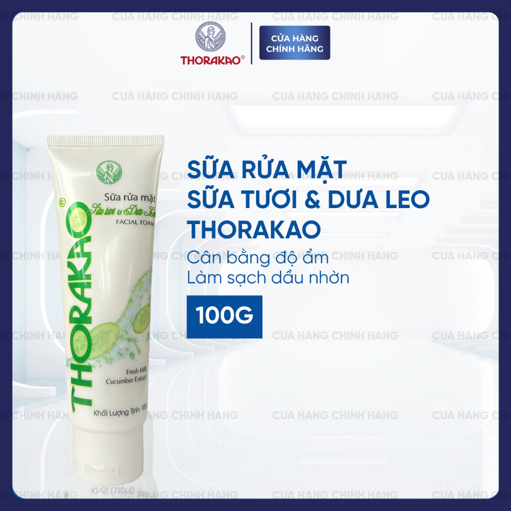 Sữa Rửa Mặt Thorakao Dưa Leo Sữa Tươi 100G