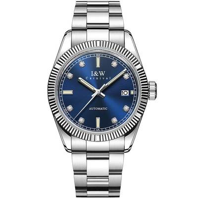 Đồng hồ nam chính hãng I&W Carnival 786G-T2 hàng mới fullbox,kính sapphire,chống xước,chống nước 30m,máy cơ (automatic)