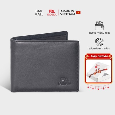 Ví da bò đựng tiền dáng ngang basic Fadoda VN040