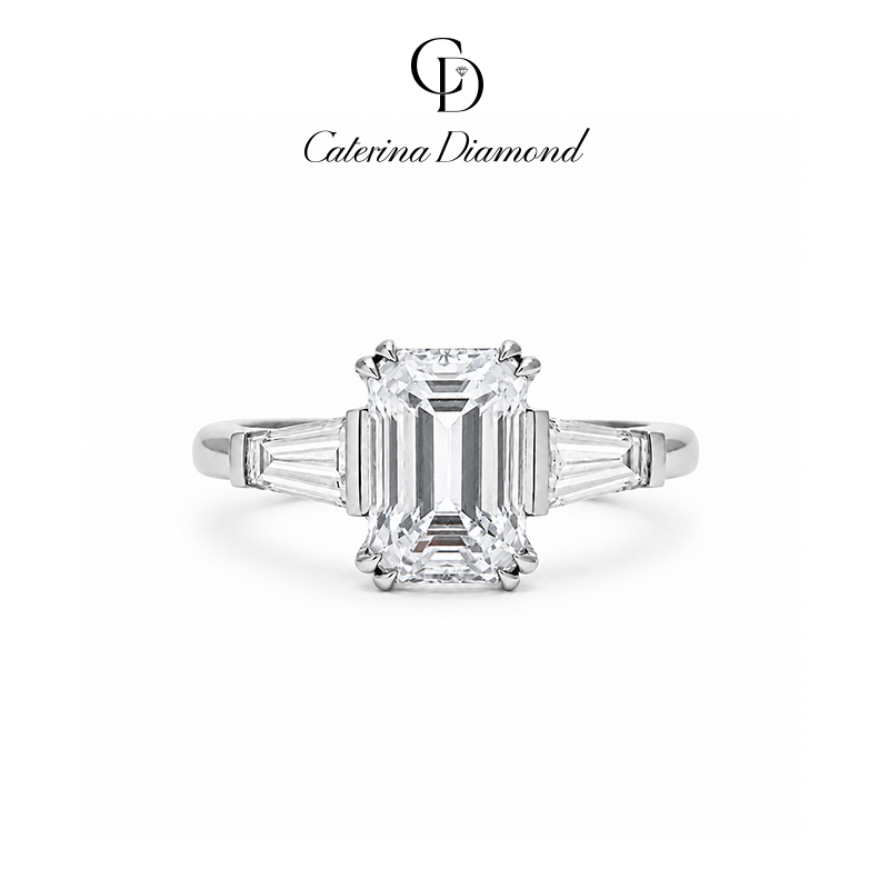 Nhẫn Caterina Diamond Kim Cương Moissanite Eternal Radiance DR074WH