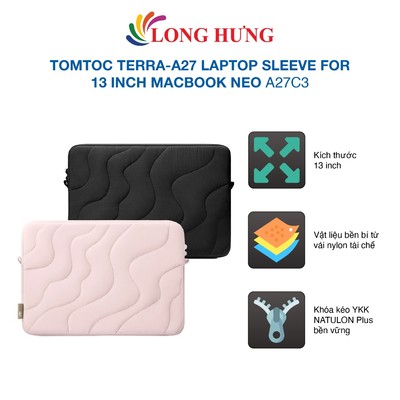 Túi chống sốc Tomtoc Terra-A27 Laptop Sleeve for 13 inch MacBook Neo A27C3 - Hàng chính hãng