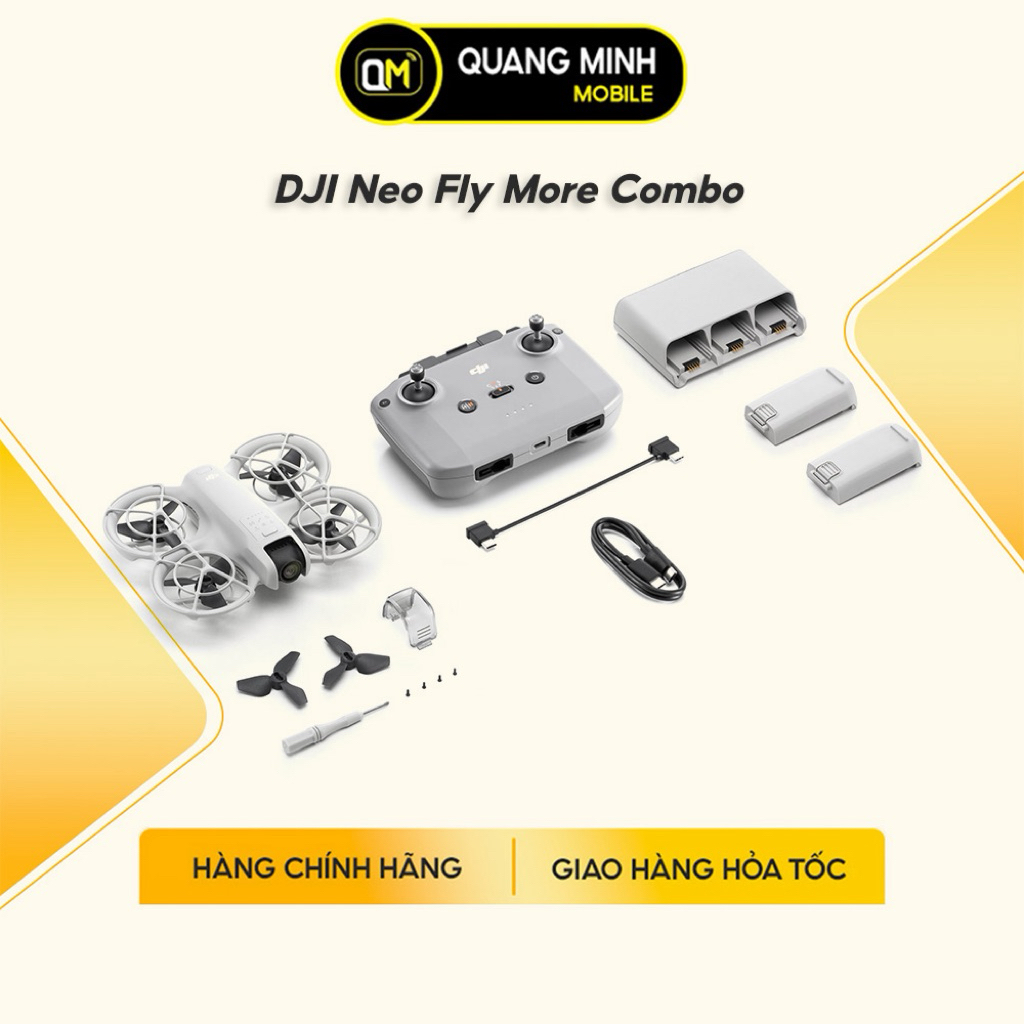 Flycam DJI Neo – FlyCam AI Siêu Nhẹ 4K | Chính Hãng DJI