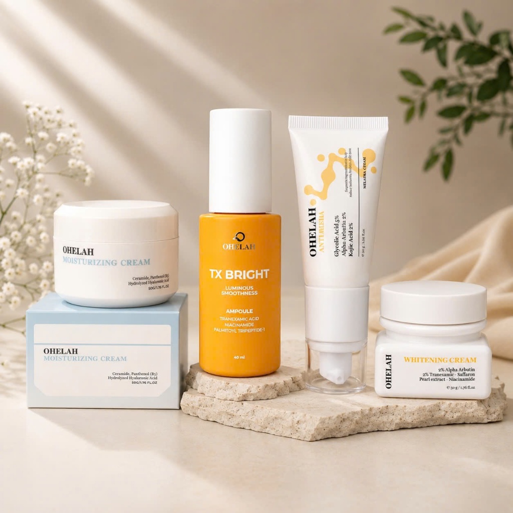 [CHÍNH HÃNG] Full Bộ Ohelah Kem nám + Serum nám + Kem trắng da + Kem dưỡng da khoẻ  - Mờ Nám, Dưỡng 