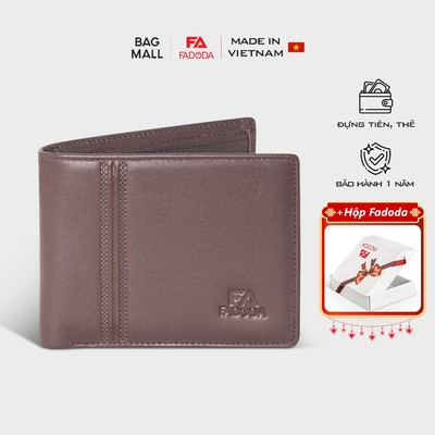 Ví da bò dáng ngang basic trẻ trung Fadoda VN042
