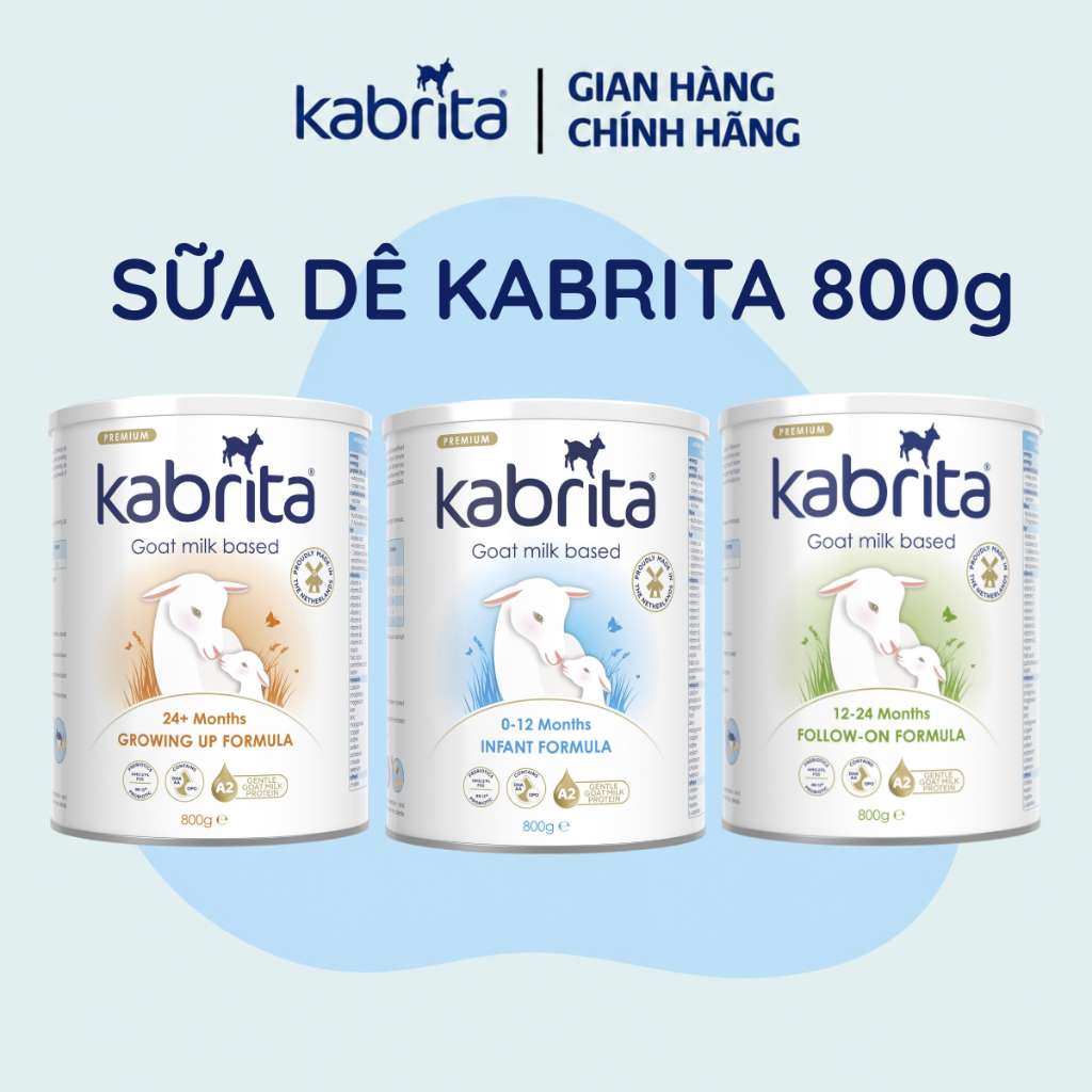 Sữa dê Kabrita lon 800g, nhập khẩu Hà Lan