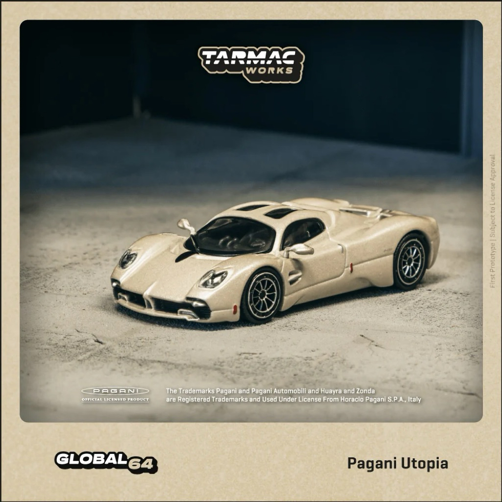 Xe mô hình 1/64 Tarmac Works Pagani Utopia