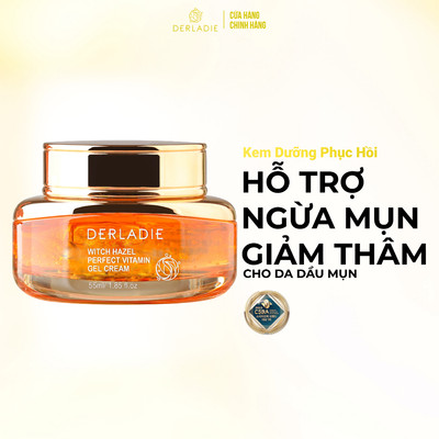 Kem Dưỡng Giảm Mụn, Mờ Thâm Chiết Xuất Phỉ Derladie Witch Hazel Perfect Vitamin 55ml (HOT)