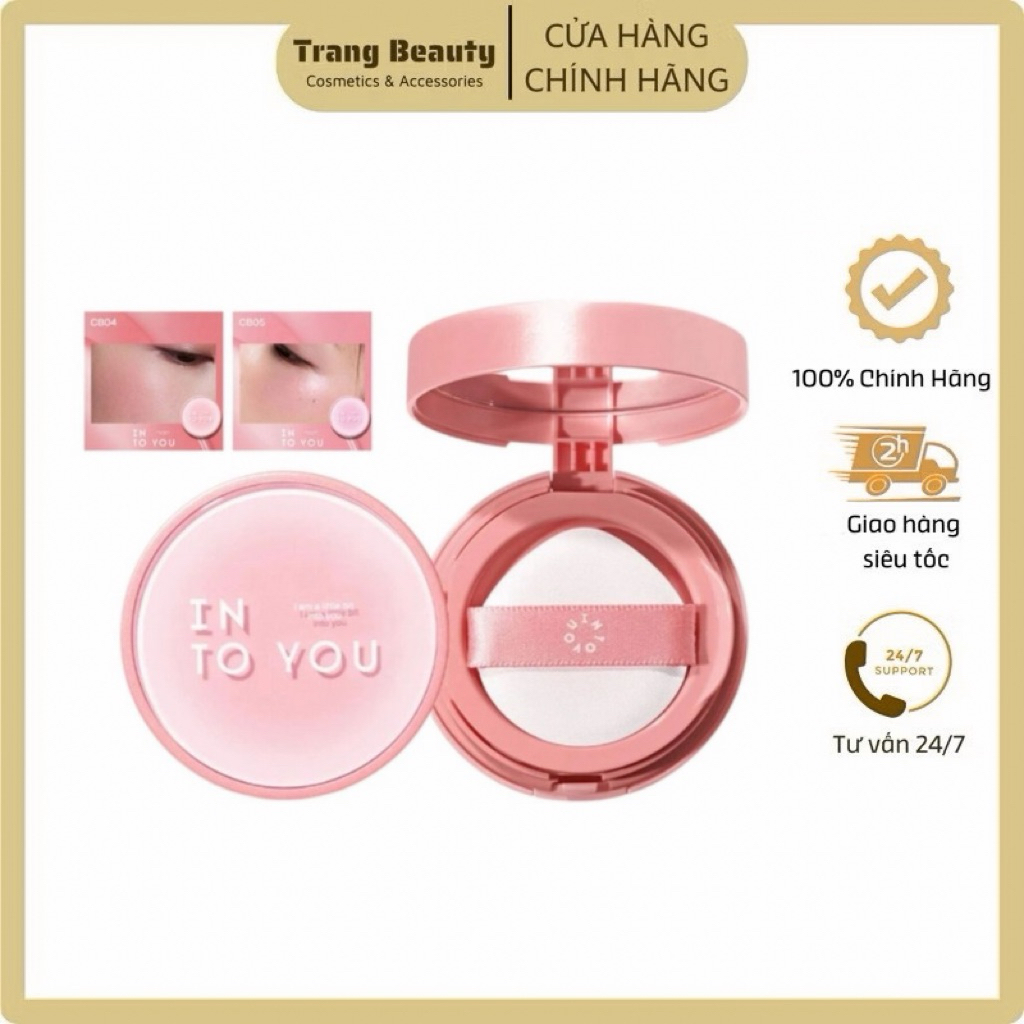 [MOON EYES] Má hồng cushion Mooneyes dạng kem hiệu ứng căng bóng tự nhiên Mooneyes Blush Cushion4.5g