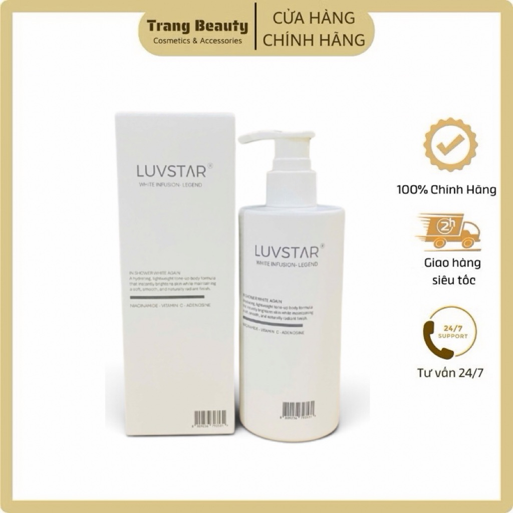 [MẪU MỚI] Sữa Tắm Trắng Da Luvstar Body Tone Up Cream 300ml