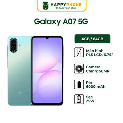 Điện Thoại Samsung Galaxy A07 5G (4GB/64GB) - Hàng Chính Hãng