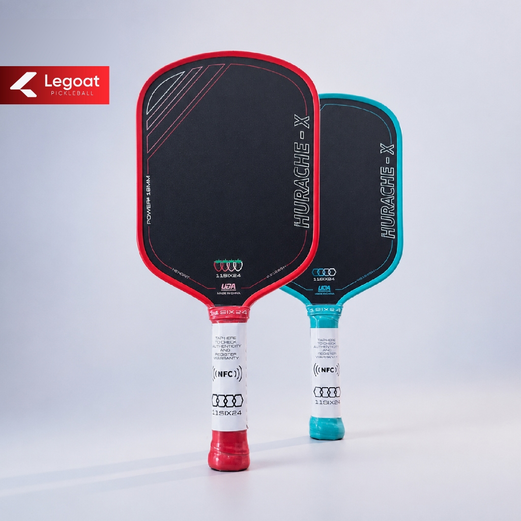 [CHÍNH HÃNG] Vợt Pickleball 11six24 Hurache X Power 2 Chính Hãng - Lõi Foam MPP, Mặt HexGrit Siêu Nh