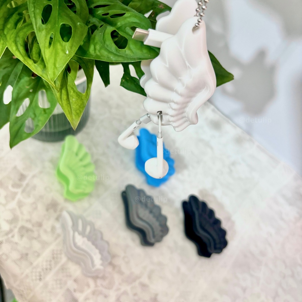 Cuộn dây tai nghe/ earpods rút gọn hình Cánh thiên thần