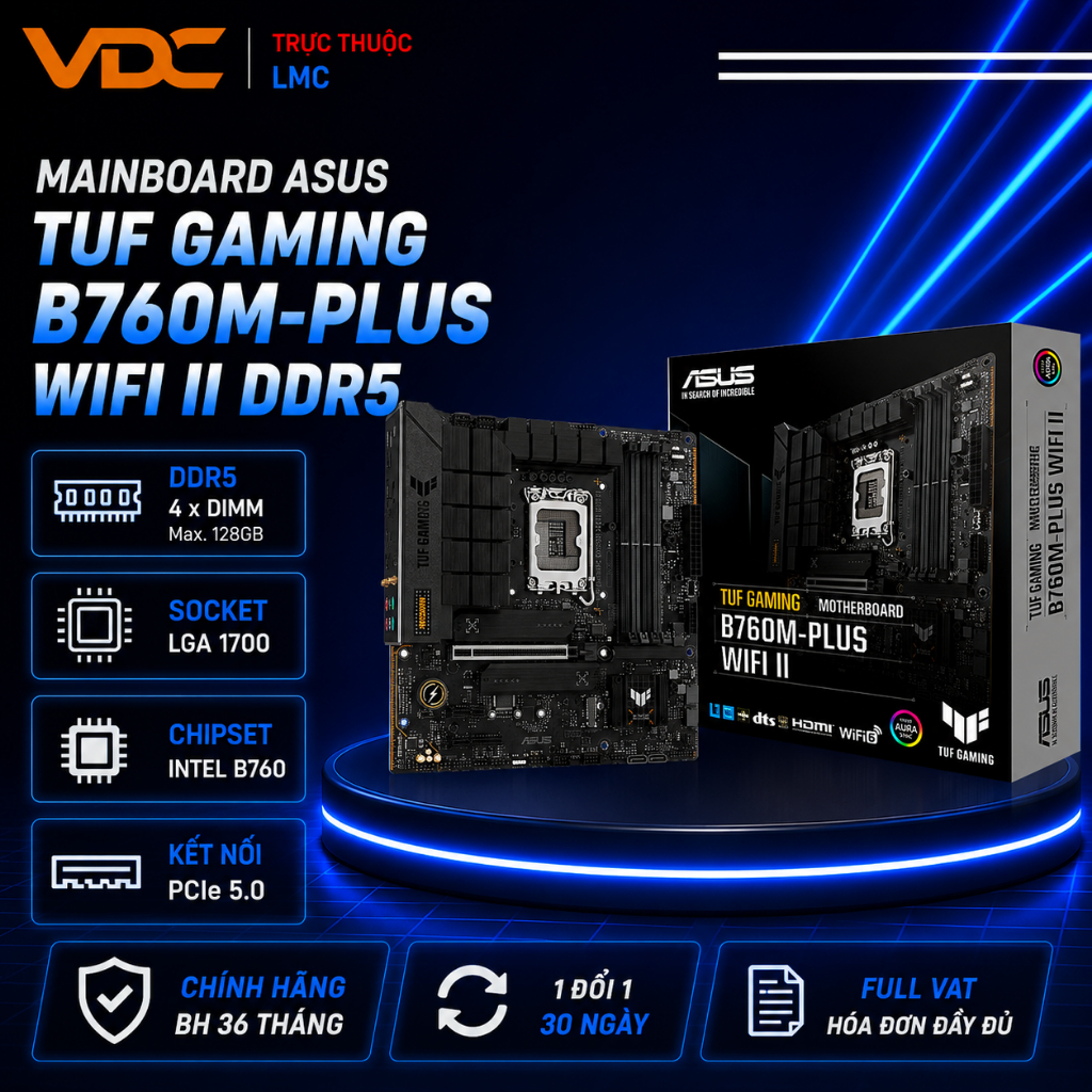Mainboard Asus TUF GAMING B760M-PLUS WIFI DDR4/B760M TUF Wifi II D5/B760M TUF Plus D4( LGA)1700