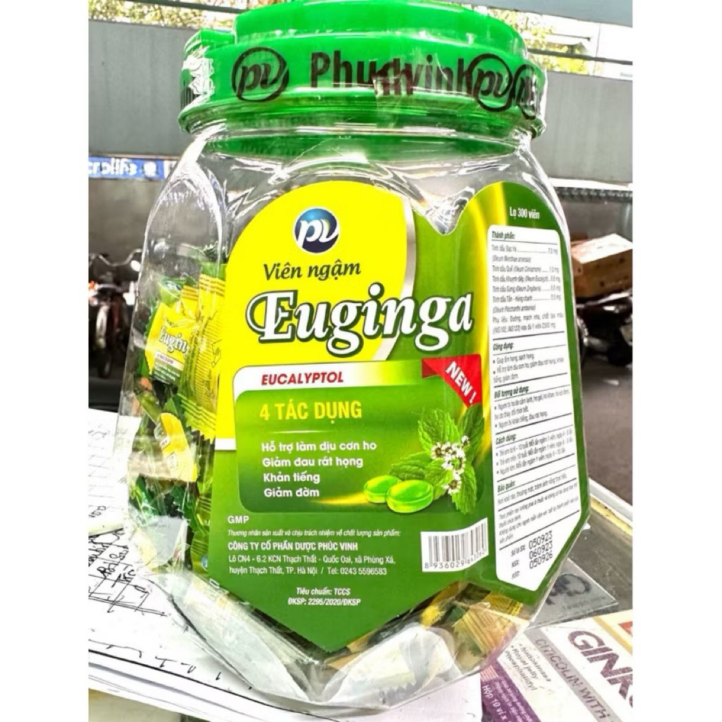 HŨ KẸO EUGICA LỚN 300VIÊN / SIÊU NGON THE MÁT / CỰC RẺ