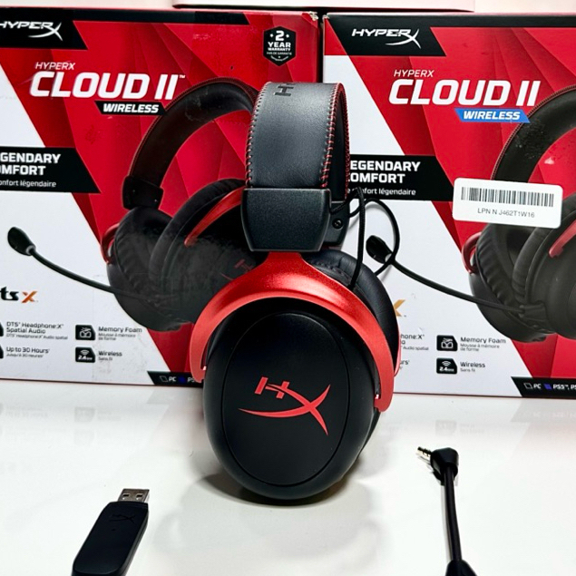 (Creed 2) Tai nghe Gaming không dây HyperX Cloud 2 Wireless / Cloud II Wireless (Chính hãng)