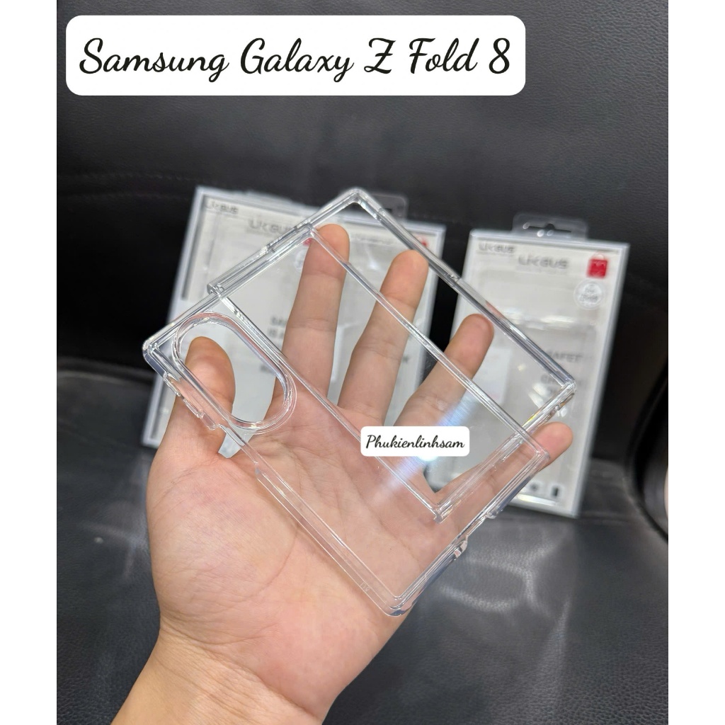 Ốp lưng Likgus cho Samsung Z Fold 8/ Z Fold 8 Ultra/ Z Flip 8 Likgus Light & Fit trong suốt chống số