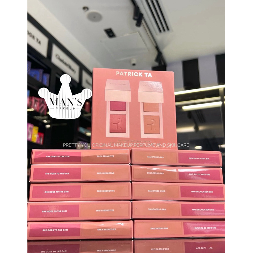 🌸 PATRICK TA Mini Must-Have Blush Duo Set – Bộ má hồng mini “best seller”