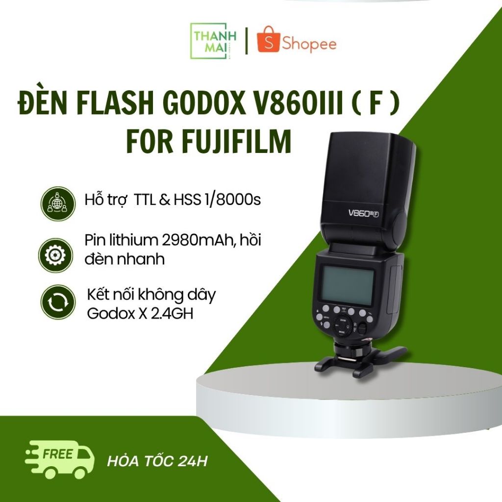 Đèn Flash Godox V860III ( F ) For Fujifilm