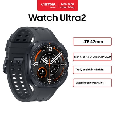 Đồng Hồ Thông Minh Samsung Galaxy Watch Ultra2 LTE 47mm |  Snapdragon Wear Elite | Pin 800mAh