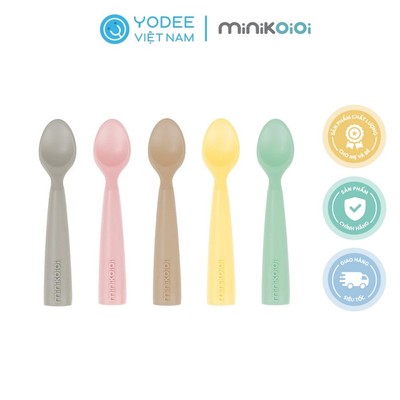 MinikOiOi Muỗng ăn dặm silicone cao cấp mềm mại cho bé