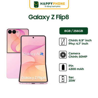 Điện Thoại Samsung Galaxy Z Flip8 - Hàng Chính Hãng