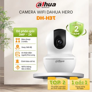 Camera Wifi Dahua Hero A1 3MP/5MP,Xoay 360 trong nhà, Đàm thoại 2 chiều ,Theo dõi chuyển động  H3AE/H5AE
